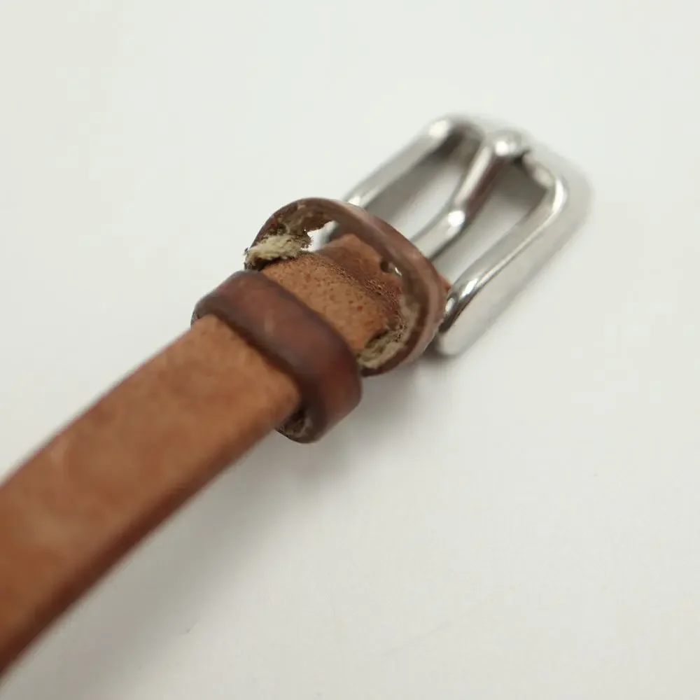 Fossil Georgia Silver Tone Womens Watch 32mm Brown Leather ES3060 w New Battery